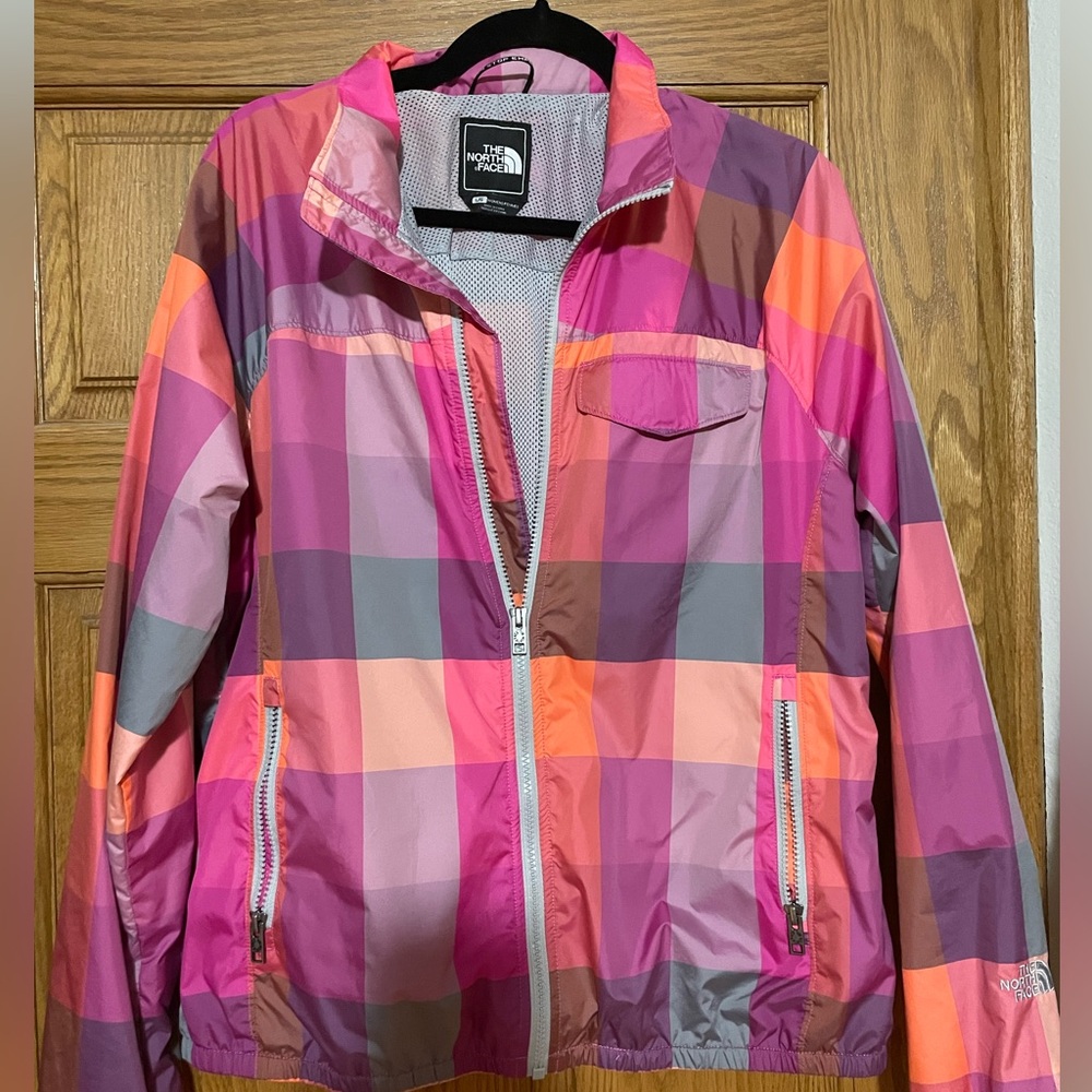 The North Face Women's Pink Plaid Jacket